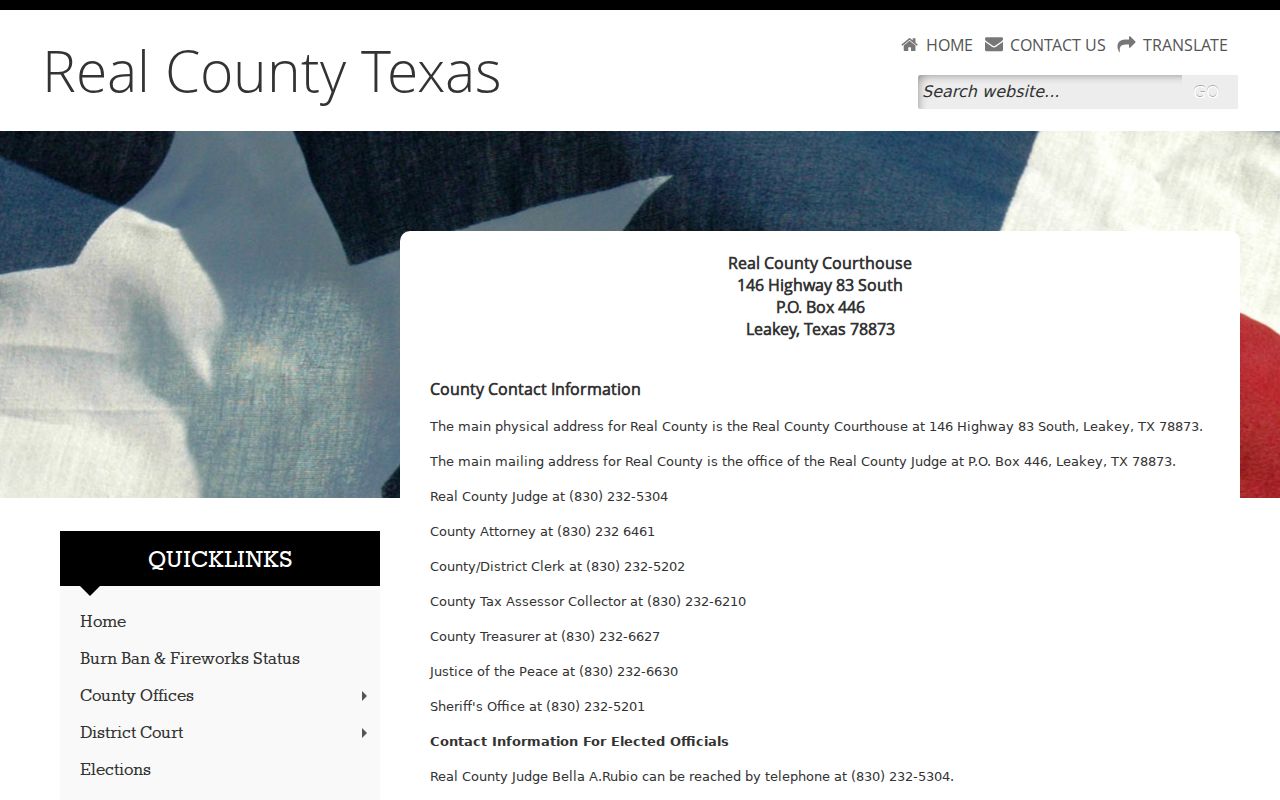 Real County court records public information request methods