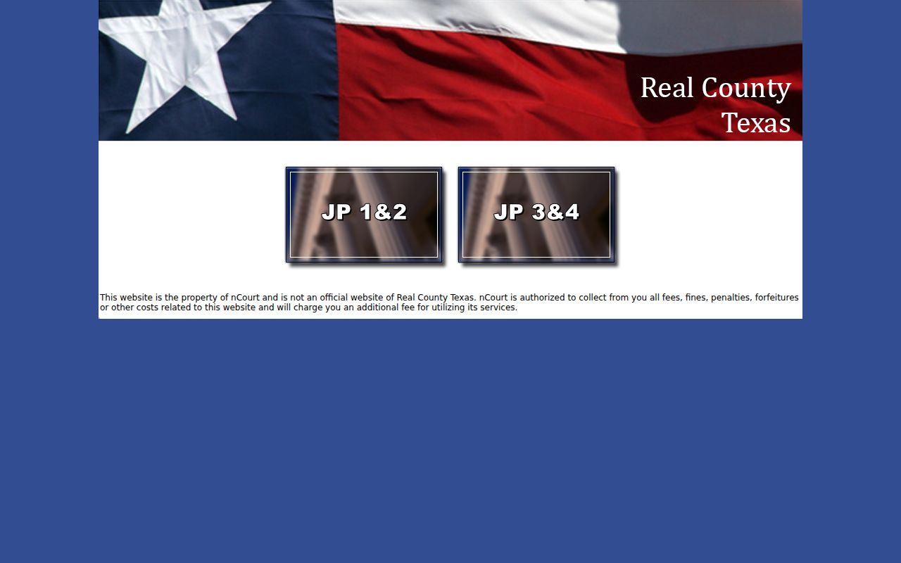 Real County traffic ticket court payment entry point